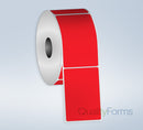 Thermal Transfer  label, 4''x6'', Red FL