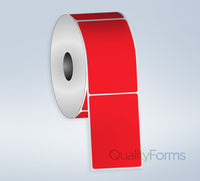 Thermal Transfer  label, 4''x6'', Red FL