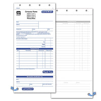 4 1/4 x 8 1/2"  Layaway Form