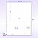 Integrated Label Form 2 Labels  6x4 & 2x4 Bottom
