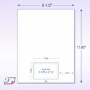 Integrated Card 13 mil polyester Duplex Printable 1 Card on bottom