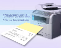 Two-Part NCR Paper on One Sheet