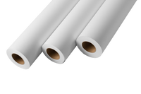 12'' x 500' Plotter Paper Rolls, 3" core 4 rolls/case