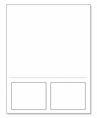 Integrated Label Form 2 Labels 3.5 x 2-3/4