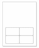 Integrated Label Form 4 Labels 3.5 x 2