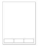 Integrated Label Form 3 Labels  2.5 x 1