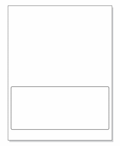 Integrated Label Form 1 Label 8 x 3.5