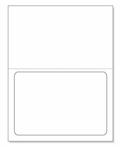 Integrated Label Form 1 Label 7.5 x 5-1/8