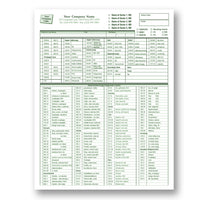 8-1/2 x 11" Super Bill Form