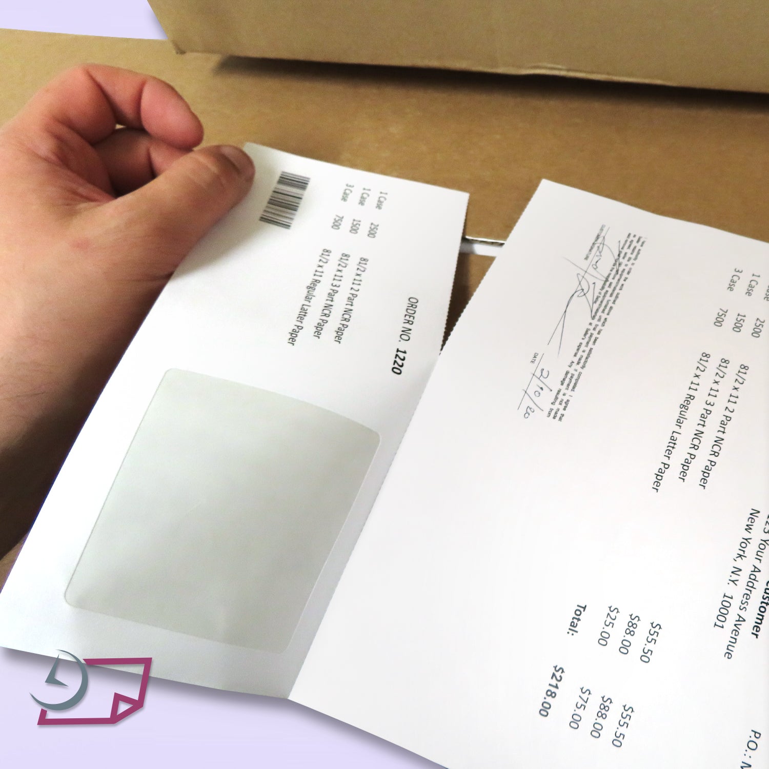 Integrated Label Form 1 Label 2.937 x 2.75