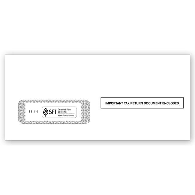 2025 1099 Single-Window Envelope