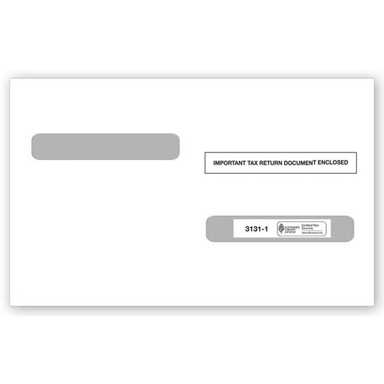 2025 Laser W-2 Double-Window Envelope