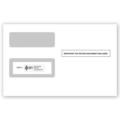 2026 1099 2-Up Double-Window Envelope