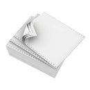 14-7/8 x 11" Continuous Paper 15# White, 3 Part, No Side Perfs