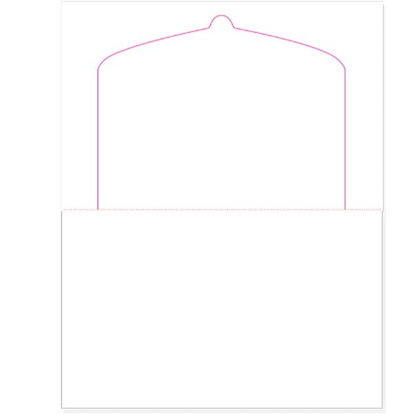 8 1/2″ x 11″ Pressure Seal Form, Multi Purpose Blank Face with Flip Tab, V Fold