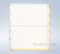 9-1/2 x 5-1/2" Continuous Paper, Color, 5 Part, Side Perfs
