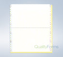 9-1/2 x 5-1/2" Continuous Paper, Color, 2 Part, Side Perfs