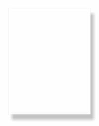 8-1/2 x 11" Letter Size, White Cover Card Stock
