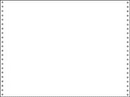 9-1/2 x 7" Continuous Paper,  White, 3 Part, Side Perfs