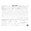 8.5 x 11'' 3-Part Work Order Form