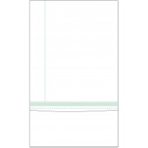 8-1/2” x 14” Blank Letter Size Form-N-Envelope, Detached w/ Tear off strip 