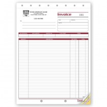 Shipping Invoice - Large,  8 1/2 X 11"