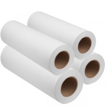 12'' x 500' Plotter Paper Rolls, 3" core 4 rolls/case 