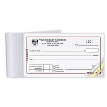 6-3/4 x 3-3/8" Classic Receipt  Books  Pocket-Size Available in 2 or 3 Parts