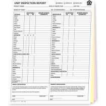 Unit Inspection Report Form 3 part
