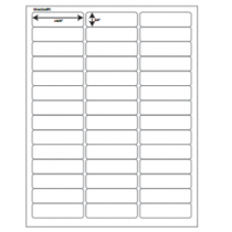 8 1/2" x 11" Sheet with 42 Labels