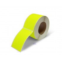 Rectangle Inventory Color Coding Labels - Yellow - 3 x 5